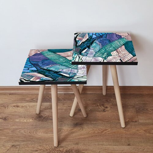 Hanah home set stolića za kafu 2Shp12, 2 dijela, &amp;scaron;areni Slike
