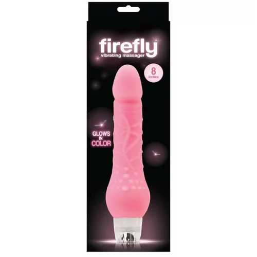 New Sensations Novelties Vibrator Firefly Vibrating Massager 8 (roza)