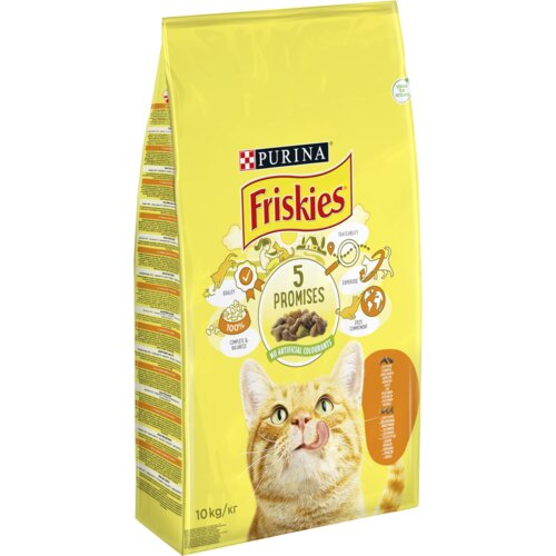 Friskies purina suva hrana za mačke, piletina i povrće, 10 kg Cene