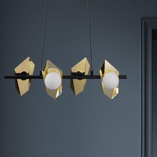 Toolight Stropni luster APP1412-CP BLACK GOLD Slike