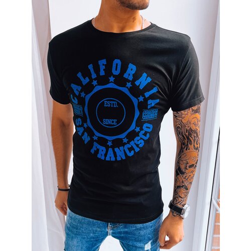 DStreet T-shirt męski z nadrukiem czarny Cene