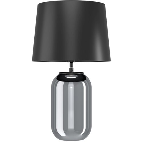 Eglo 390063 - Stona lampa CUITE 1xE27/40W/230V crna/dimljena Slike