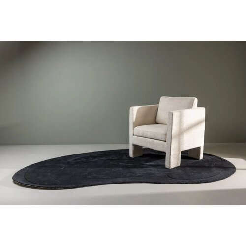 Venture Home ovalni tepih Enard 290 &amp;times; 175 cm, crni Slike