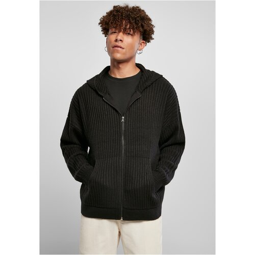 UC Men Knitted hood with zipper black Slike