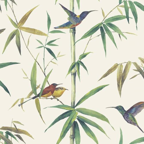 Noordwand Tapeta Kolibri and Bamboo bež Slike