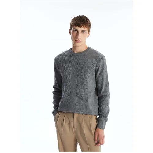 LC Waikiki Crew Neck Long Sleeve Men's Knitwear Sweater