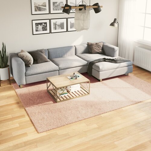 vidaXL Preproga s kratkimi vlakni mehka pralna rožnata 200x280 cm Cene