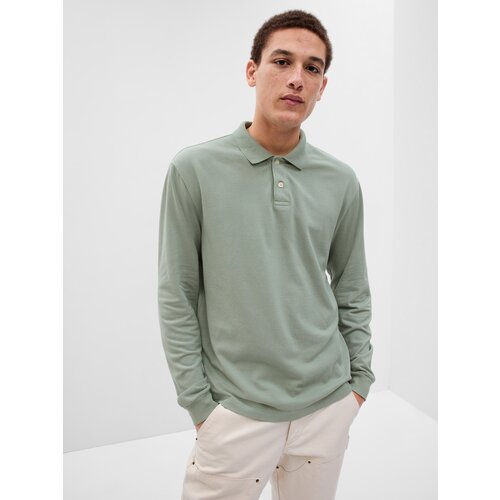 GAP Polo T-Shirt Pique Long Sleeve - Men Cene