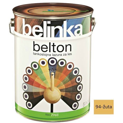 Belinka Tankoslojna lazura za les Belton (rumena, 5 l) Slike