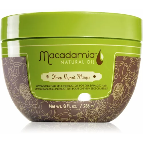 Macadamia Natural Oil Deep Repair globinsko regeneracijska maska za suhe in poškodovane lase 236 ml