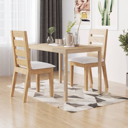 VidaXL Blagovaonski stol 110 x 70 x 75 cm od masivnog bagremovog drva Slike