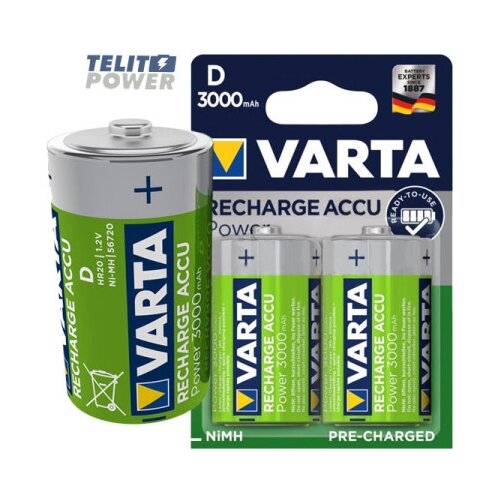 Varta ready to use HR20 ( D ) NiMH 1.2V 3000mAh blister 2 ( cena po komadu ) ( 3898 ) Slike