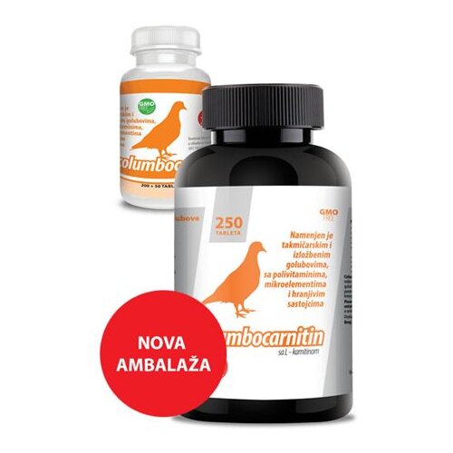 Vet Supplements COLUMBOCARNITIN 200+50 tableta gratis za golubove Cene