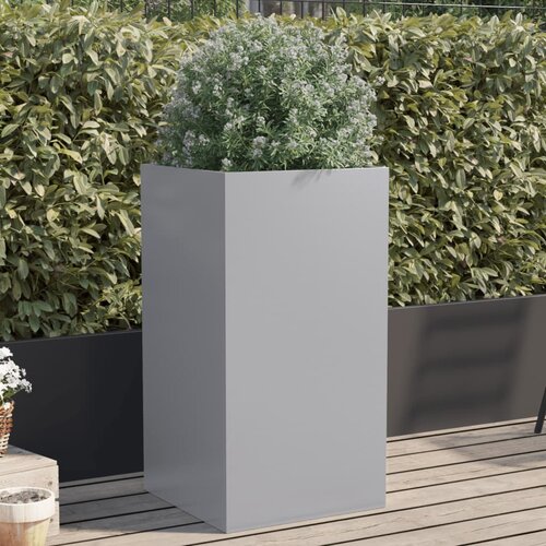Furnova Cvetlično korito srebrno 42x38x75 cm pocinkano jeklo, (21921200) Slike