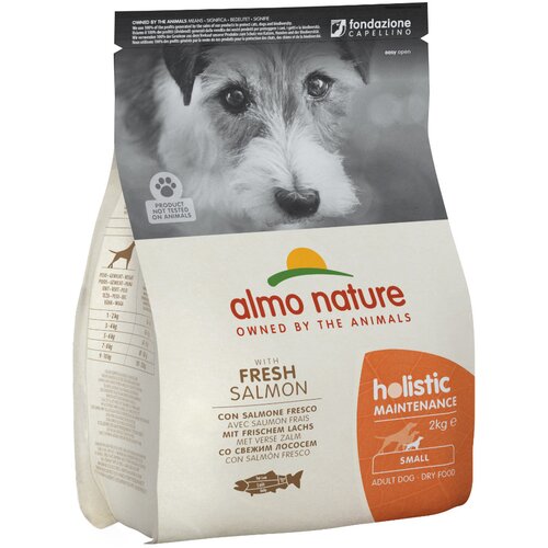 Almo Nature Holistic Adult losos & riž Small - 2 kg Cijene