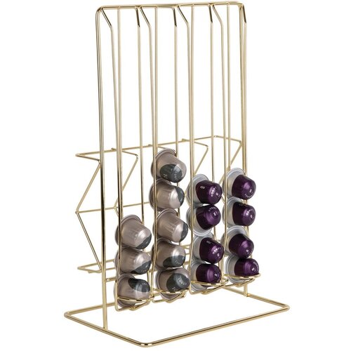 PT LIVING Stalak za kapsule kave u zlatnoj boji Wired &amp;ndash; Slike