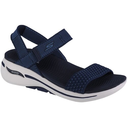 Skechers Go Walk Arch Fit ženske sandale- Polished 140264-nvy Slike