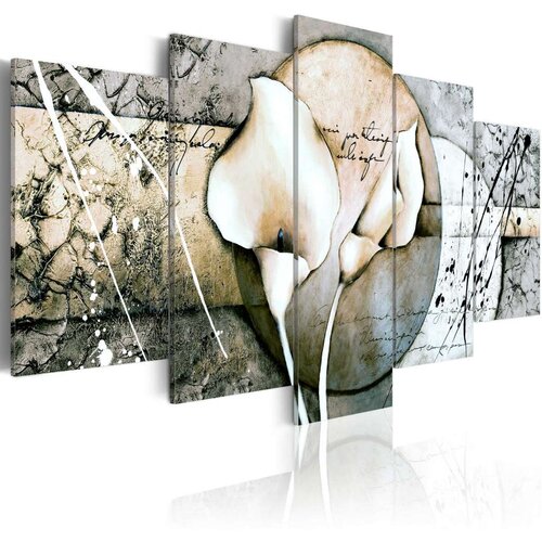  Slika - The Secret of Calla Lily - Grey 100x50 Slike
