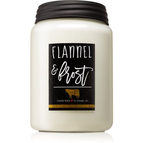 Milkhouse Candle Co. Farmhouse Flannel & Frost mirisna svijeća Mason Jar 737 g Cijene