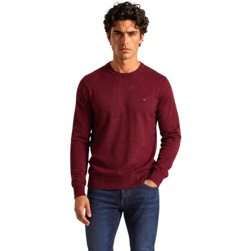 Tommy Hilfiger Puloverji PIMA ORG CTN CASHMERE MW0MW28046 Rdeča Slike