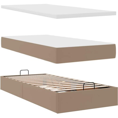  Otomanski krevet s madracima i LED 180x200 cm umjetna koža Slike