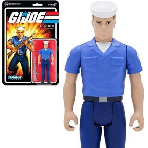 DC Comics G.I. Joe Blueshirt Clean (Pink) 3 3/4-Inch ReAction Figure, (20499056) Cene