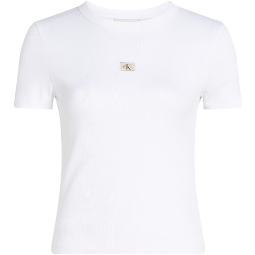 Calvin Klein Jeans WOVEN LABEL RIB J20J225245 Bijela Slike