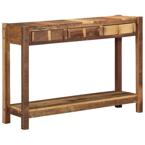  Konzolna stolica s ladicama s pohranom Smeđa 107 x 33 x 76 cm Cijene