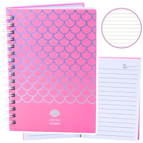  Holographic Scales Lined Notebook Pink A6 80 Sheets Cijene