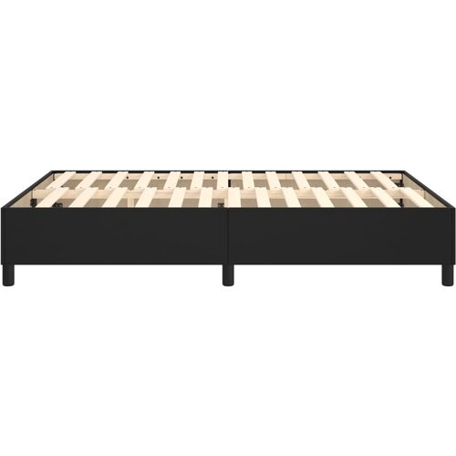 Okvir za krevet s oprugom crni 140x200 cm od umjetne kože Slike