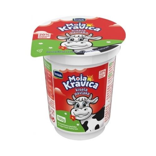Moja kravica Kisela pavlaka IMLEK 20%mm 180g Cene