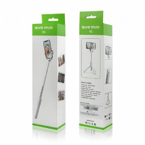 Onasi selfie tripod stojalo R1 za snemanje in slikanje selfie posnetkov - črn Slike