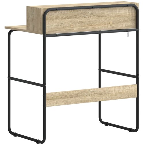  Stol s pohranom Hrast sonoma 80 x 50 x 91 cm Slike