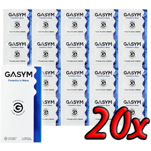 Gasym Poseidon's Wave Luxury Condoms 20 pack Cijene