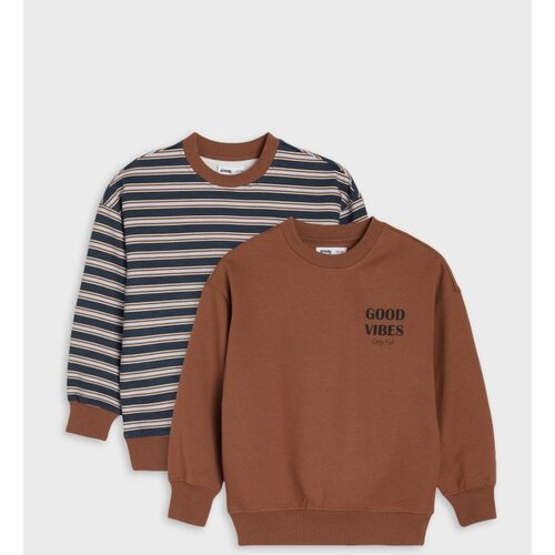 Sinsay Crewneck dukserice s udjelom pamuka 2 pack Cijene
