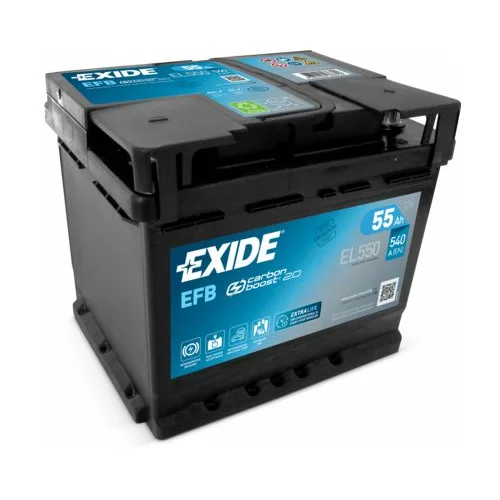 Exide akumulator 55AH START&#038;STOP efb EL550