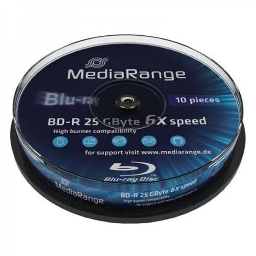 Mediarange BLU-RAY 25GB BD-R 6X MR499 disk Slike