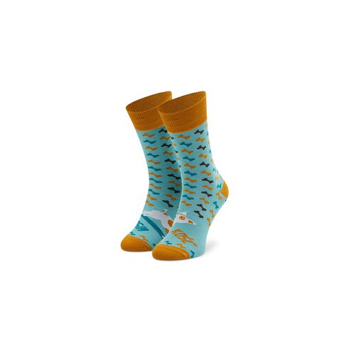 Zooksy Visoke nogavice Unisex Psia Kość Modra Slike
