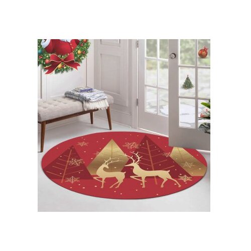 Conceptum Hypnose Woopamuk 447 Tepih, 100 cm, Crveni Slike
