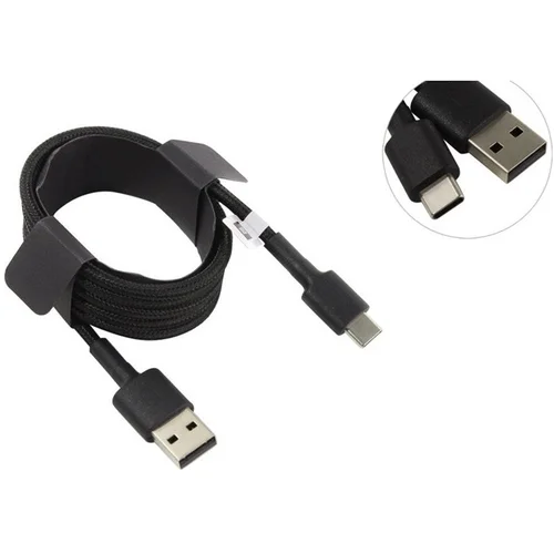 Kabl Xiaomi Mi ORG. shielded USB-A to Type C black, 1m, SJV4109GL