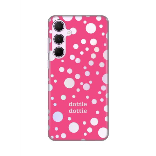 torbica silikonska print skin za samsung A356B galaxy A35 5G dottie dottie pink Slike