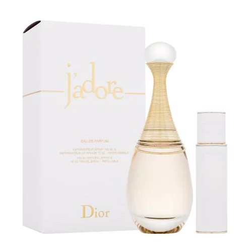Christian Dior J'adore Set parfumska voda 100 ml + parfumska voda v steklenički za ponovno polnjenje 10 ml za ženske