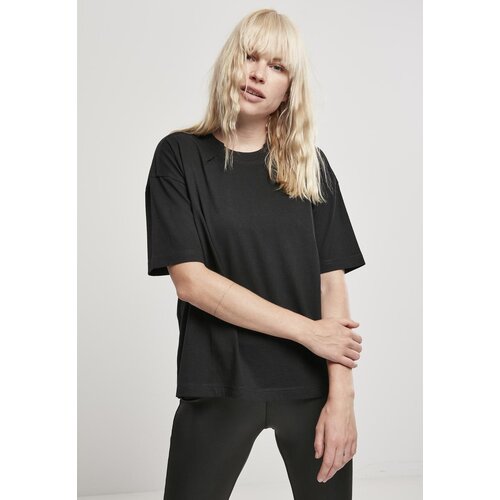 UC Curvy Women&amp;#039;s Organic Oversized Pleated T-Shirt 2-Pack White+Black Slike