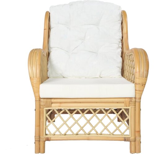 Maison Chic kavč - Sofa - Kanape z blazino naravni ratan in platno, (21727072) Cene