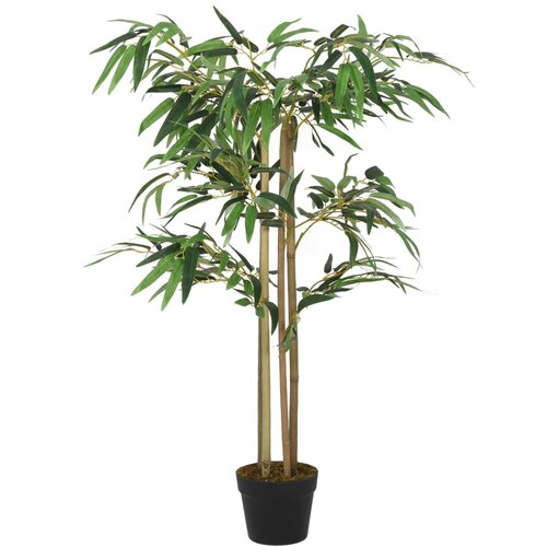 vidaXL Umetno bambusovo drevo 760 listov 120 cm zeleno Cene