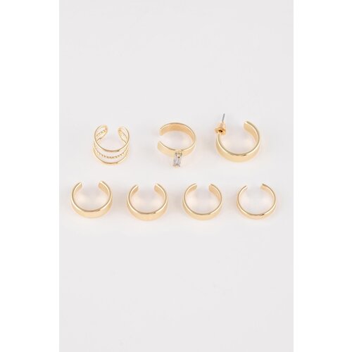 Defacto women's 4-Piece Gold Cartilage Earrings Cene