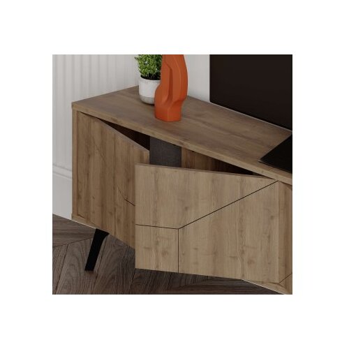 Hanah home TV komoda Dune-Hitit, 180x50x29.6 cm, Smeđa Slike