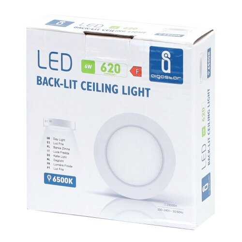 Aigostar LED stropno nadgradno svetlo LED/6W/230V preč. 12,3 cm 6500K belo Slike