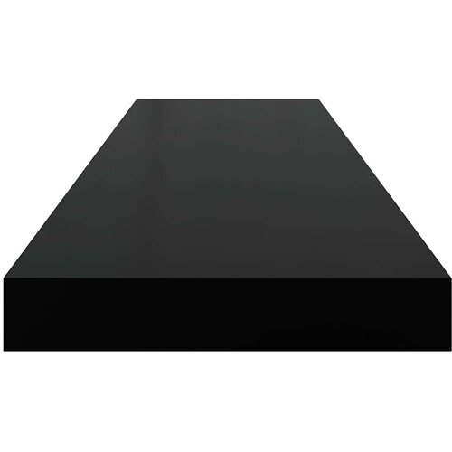  Plutajuće zidne police 2 kom crne 90 x 23,5 x 3,8 cm MDF Slike