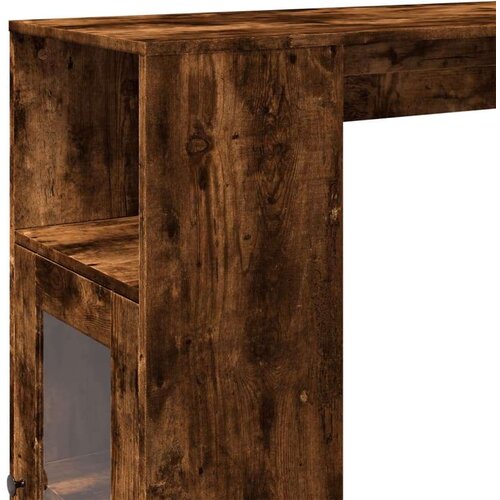 VidaXL barski stol s držačima boja hrasta 101x40x103,5 cm drveni Slike